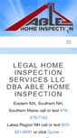 Mobile Screenshot of ablehomeinspection.com